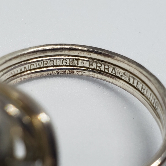 Sterling Silver Freeform Handwrought Ring - Picture 6 of 8